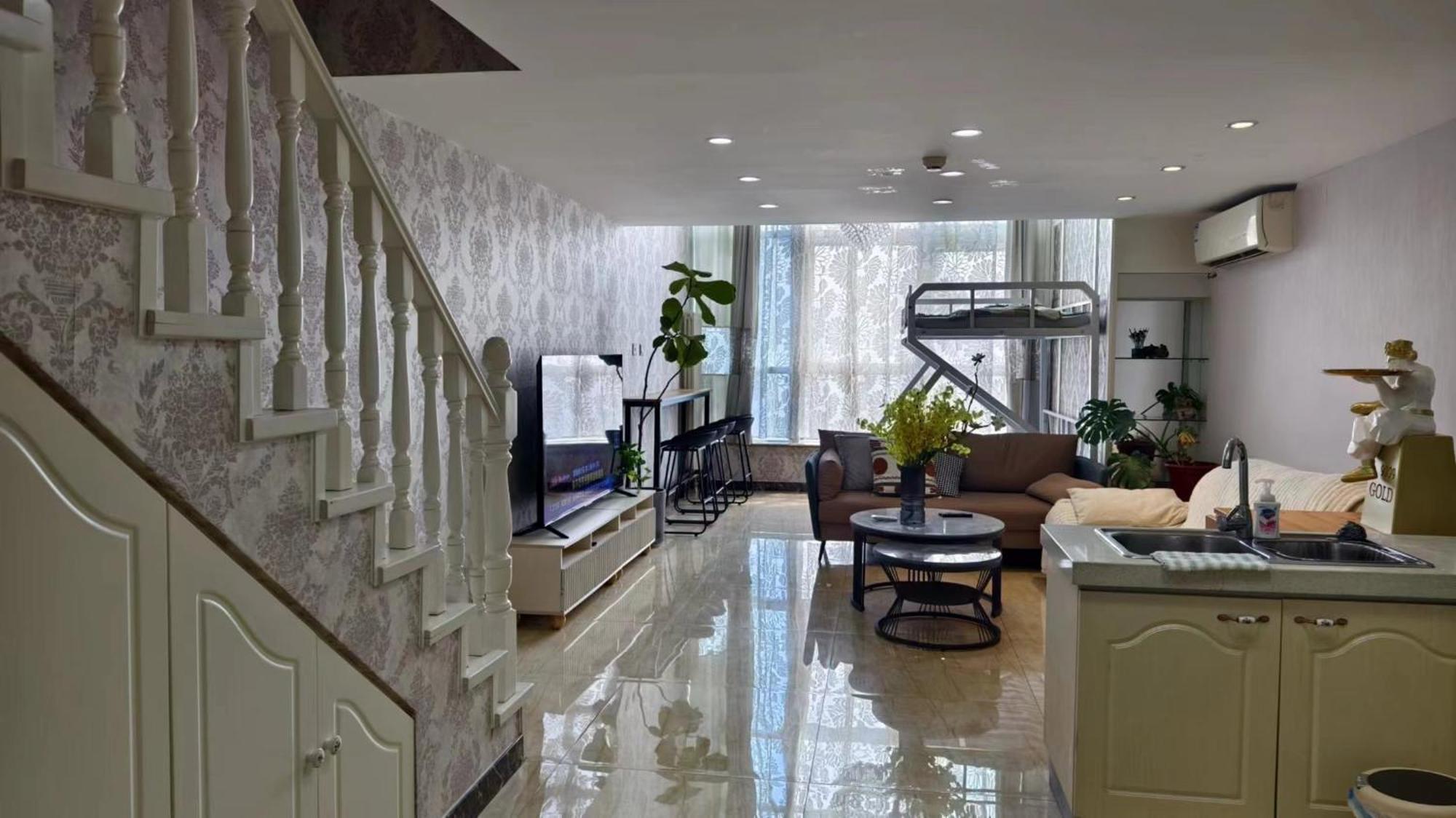 Chaoyang Joy City Hardcover Apartment Peking Exterior foto